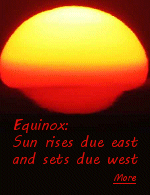 Only at the moments of Equinox, twice each year, does sunshine fall in balanced proportions on our Northern and Southern Hemispheres.